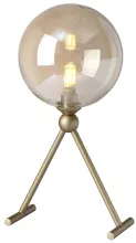 Интерьерная настольная лампа светодиодная LG1 GOLD/COGNAC Crystal Lux Francisca купить с доставкой по России
