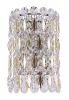 Настенный светильник хрустальный AP2 CHROME/GOLD-TRANSPARENT Crystal Lux Lirica в Москве - фото (миниатюра)