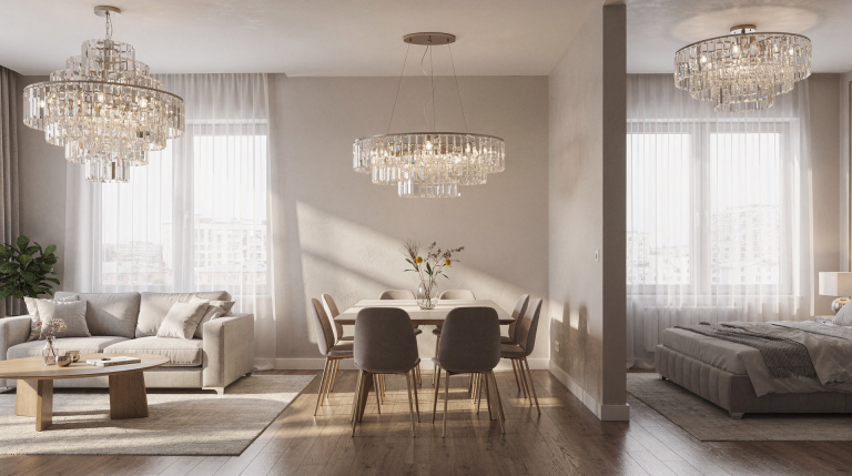 Люстры Crystal Lux для квартиры: как выбрать модель под каждый тип комнаты